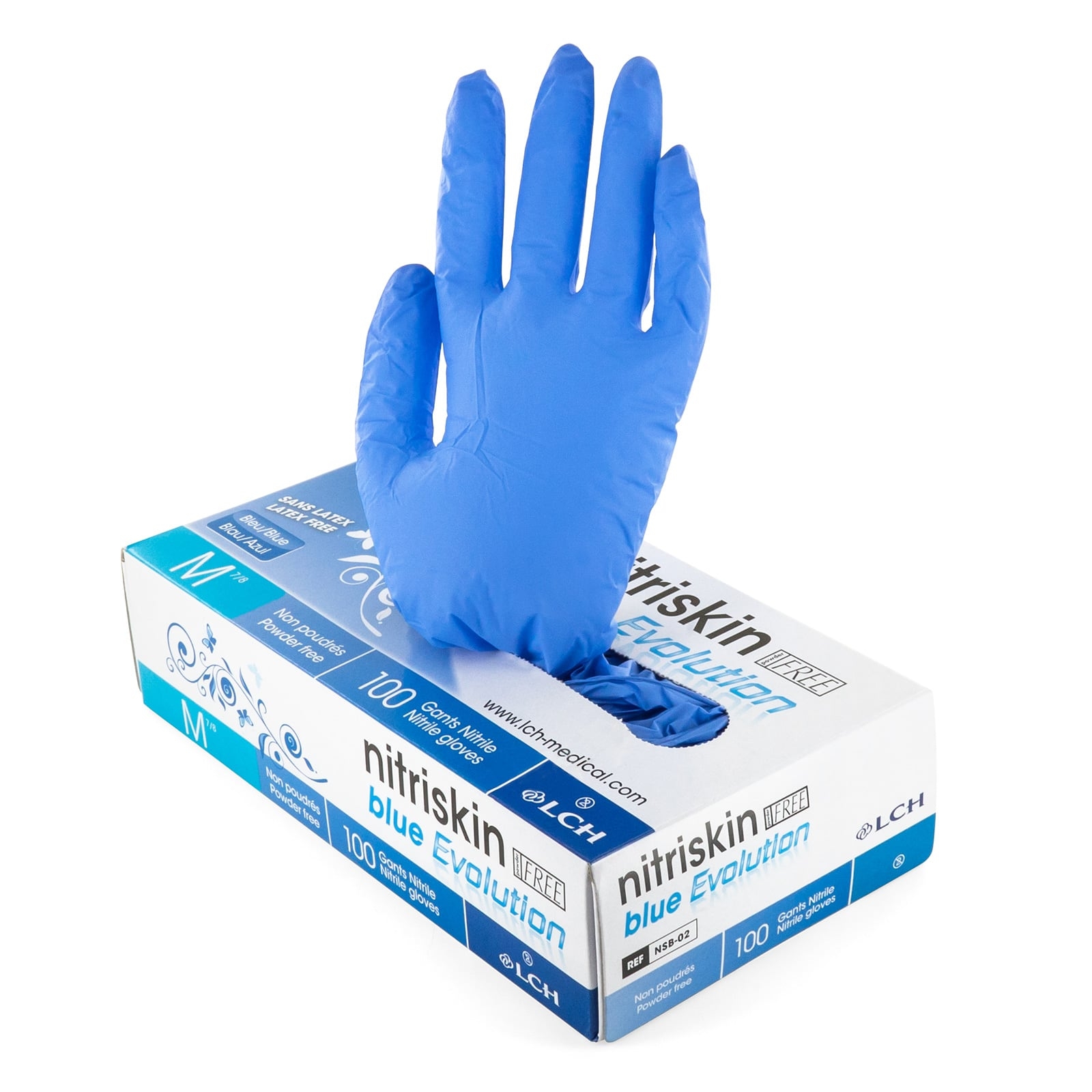 Gants Nitrile non poudrés